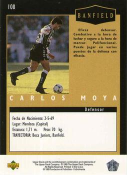 1995 Upper Deck Futbol Argentino #108 Carlos Moya Back