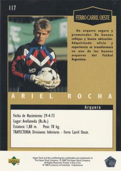 1995 Upper Deck Futbol Argentino #117 Ariel Rocha Back