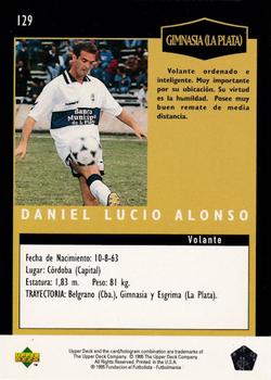 1995 Upper Deck Futbol Argentino #129 Daniel Lucio Alonso Back