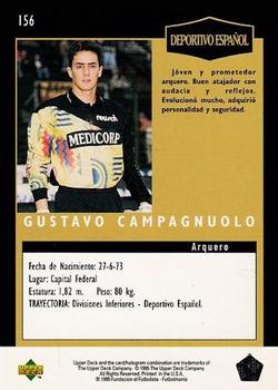 1995 Upper Deck Futbol Argentino #156 Gustavo Campagnuolo Back