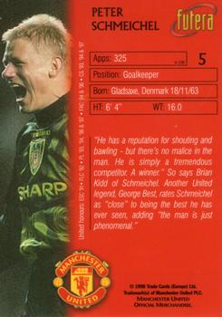 1998 Futera Manchester United #5 Peter Schmeichel Back
