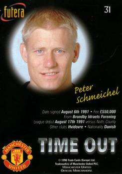 1998 Futera Manchester United #31 Peter Schmeichel Back