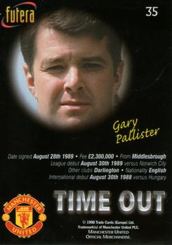 1998 Futera Manchester United #35 Gary Pallister Back