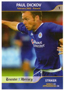 2003 Leicester Mercury Greatest Players #1 Paul Dickov Front