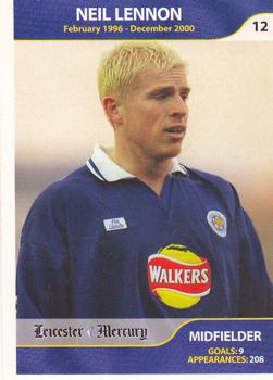 2003 Leicester Mercury Greatest Players #12 Neil Lennon Front