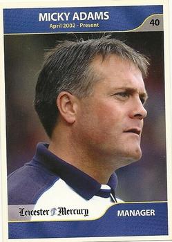 2003 Leicester Mercury Greatest Players #40 Micky Adams Front
