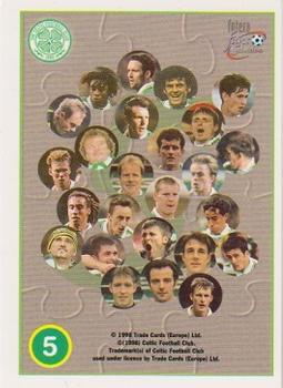 1997-98 Futera Celtic Fans Selection #5 Team Puzzle Back