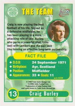 1997-98 Futera Celtic Fans Selection #13 Craig Burley Back