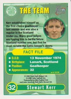 1997-98 Futera Celtic Fans Selection #32 Stewart Kerr Back