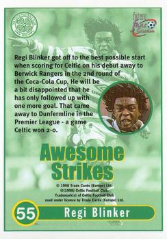 1997-98 Futera Celtic Fans Selection #55 Regi Blinker Back