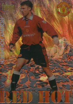 1998 Futera Manchester United - Red Hot #RH18 Ronny Johnsen Front