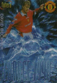 1998 Futera Manchester United - France 98 #FR1 David Beckham Front