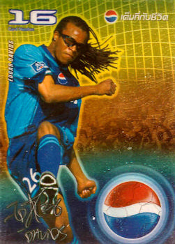 2002 Pepsi World Football Stars #16 Edgar Davids Front
