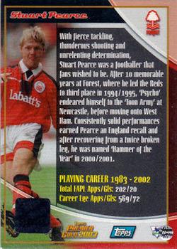 2002-03 Topps Premier Gold 2003 - Legends Autographs #NNO Stuart Pearce Back