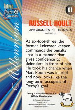 2000 Futera Fans Selection Derby County - Foil #1 Russell Hoult Back