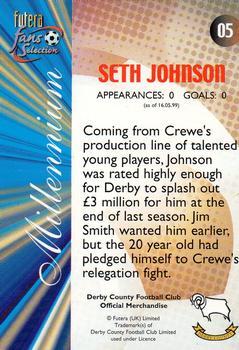 2000 Futera Fans Selection Derby County - Foil #5 Seth Johnson Back