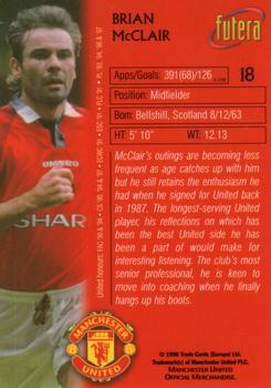 1998 Futera Manchester United - Foil #18 Brian McClair Back
