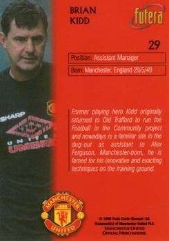 1998 Futera Manchester United - Foil #29 Brian Kidd Back