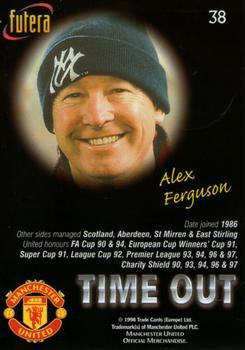 1998 Futera Manchester United - Foil #38 Alex Ferguson Back