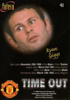 1998 Futera Manchester United - Foil #41 Ryan Giggs Back
