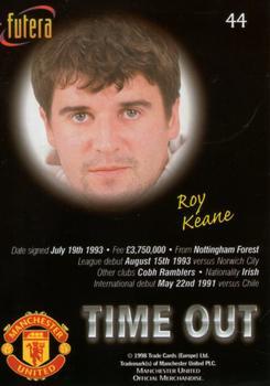 1998 Futera Manchester United - Foil #44 Roy Keane Back