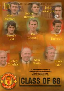 1998 Futera Manchester United - Foil #47 1968 Team Photo Back