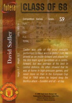 1998 Futera Manchester United - Foil #59 David Sadler Back