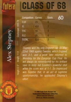 1998 Futera Manchester United - Foil #60 Alex Stepney Back
