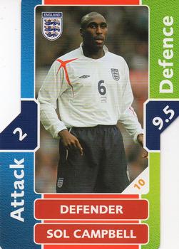 2006 Topps Match Attax World Cup #10 Sol Campbell Front