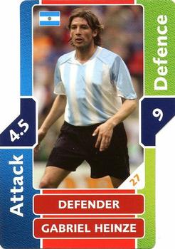 2006 Topps Match Attax World Cup #27 Gabriel Heinze Front