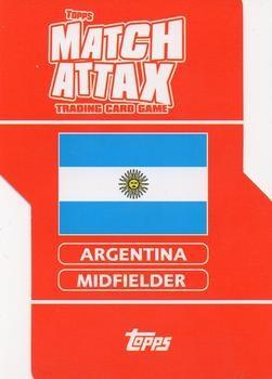 2006 Topps Match Attax World Cup #35 Maximiliano Rodriguez Back