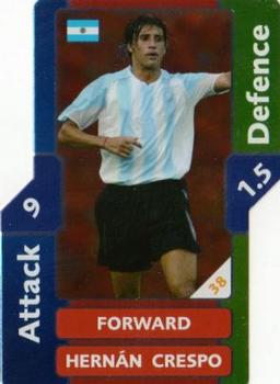 2006 Topps Match Attax World Cup #38 Hernan Crespo Front