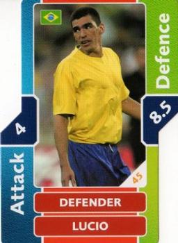 2006 Topps Match Attax World Cup #45 Lucio Front