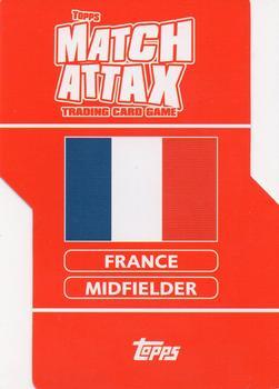 2006 Topps Match Attax World Cup #83 Zinedine Zidane Back
