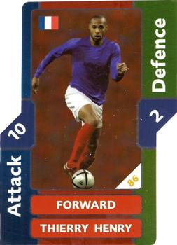 2006 Topps Match Attax World Cup #86 Thierry Henry Front