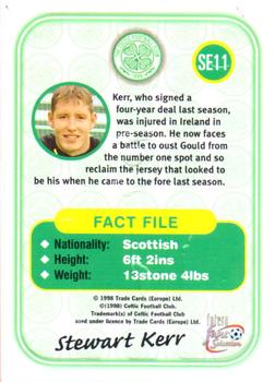 1997-98 Futera Celtic Fans Selection - Embossed #SE11 Stewart Kerr Back