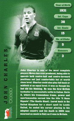 2005 Top Trumps Football Legends 1 #NNO John Charles Front