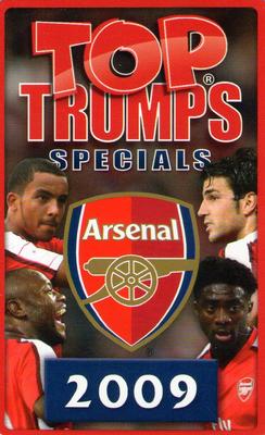 2009 Top Trumps Specials Arsenal #NNO Title Card Front