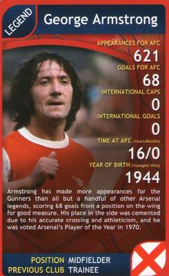 2009 Top Trumps Specials Arsenal #NNO George Armstrong Front