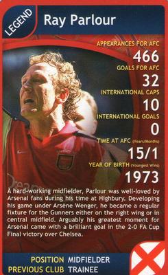 2009 Top Trumps Specials Arsenal #NNO Ray Parlour Front