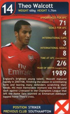 2009 Top Trumps Specials Arsenal #NNO Theo Walcott Front