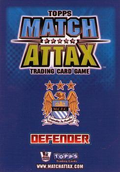 2008-09 Topps Match Attax Premier League - Limited Edition #NNO Micah Richards Back