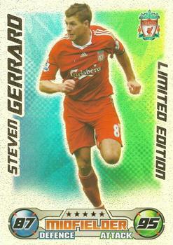 2008-09 Topps Match Attax Premier League - Limited Edition #NNO Steven Gerrard Front
