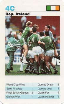 1992 Waddingtons Super Top Trumps World Cup Football #4C Republic of Ireland Team Front