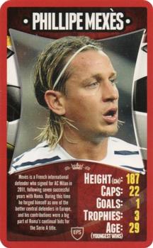 2011 Top Trumps European Football Stars #NNO Philippe Mexes Front