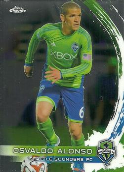 2014 Topps Chrome MLS #76 Osvaldo Alonso Front
