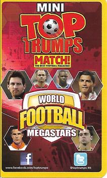 2013 Top Trumps Match World Football Megastar #NNO Gareth Bale Back