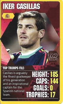 2013 Top Trumps Match World Football Megastar #NNO Iker Casillas Front