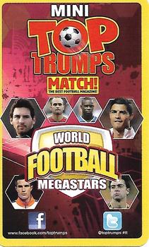2013 Top Trumps Match World Football Megastar #NNO Lionel Messi Back