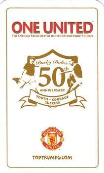2006 Top Trumps Manchester United 50 Years Anniversary #NNO Wayne Rooney Back